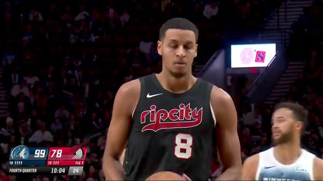 森林狼vs开拓者第4节中文解说回放