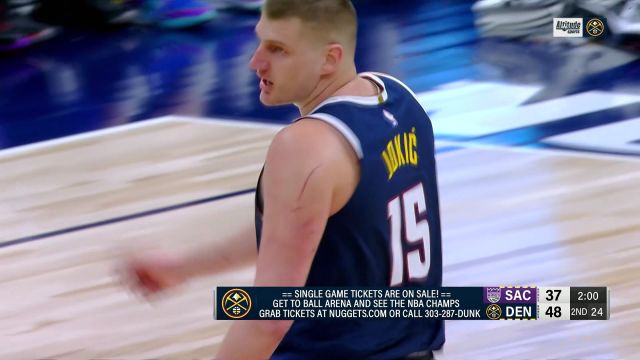 回顾国王vs掘金交战记录 三双王约基奇面对萨博尼斯