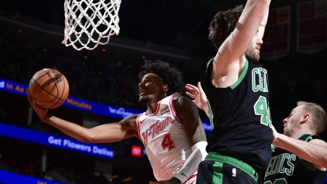 凯尔特人vs火箭五佳球 杰伦格林大秀折叠拉杆 普理查德转身360命中压哨超远三分