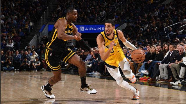 步行者123-111勇士 步行者6人得分上双客场战胜勇士