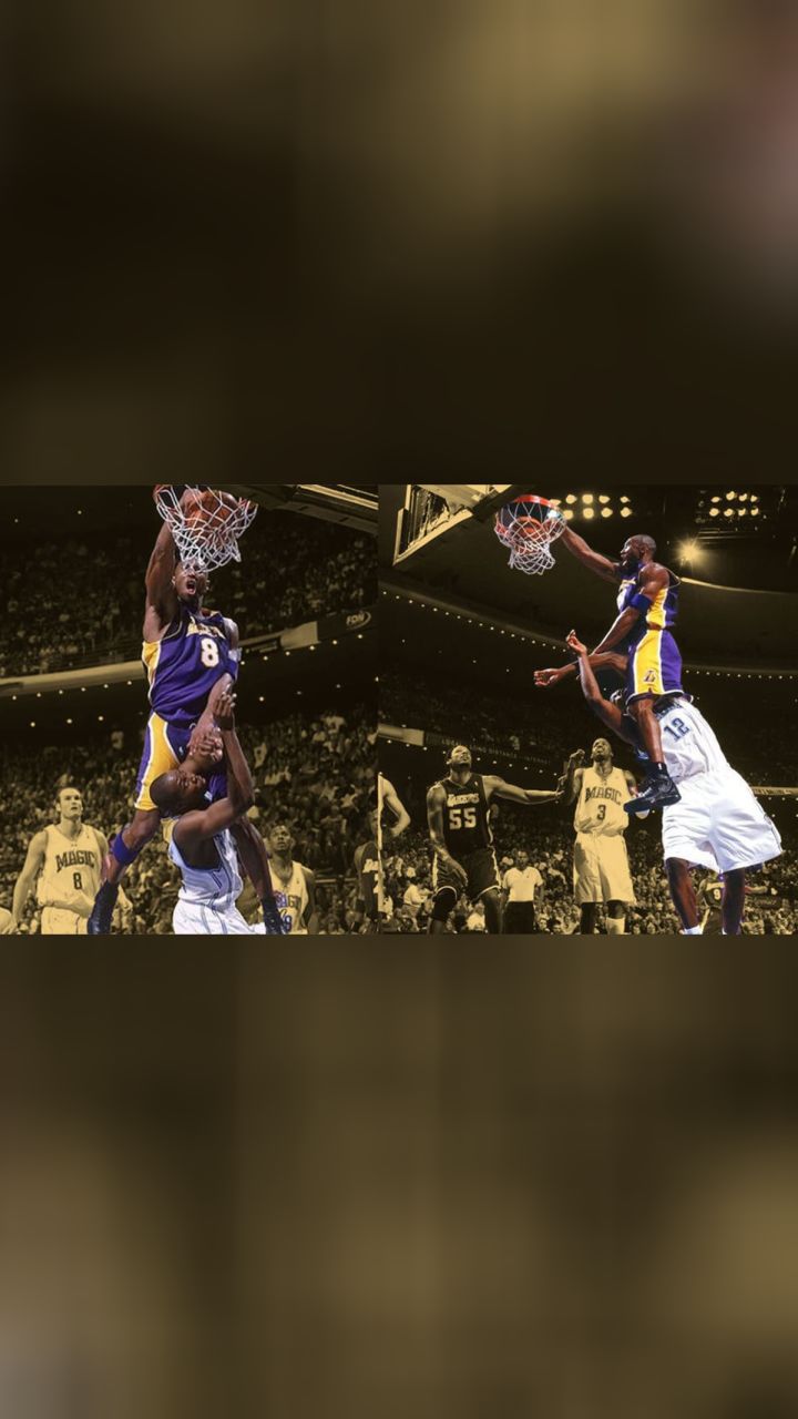 欢迎来到nba!科比突破骑扣新秀霍华德 这球羞辱性极强