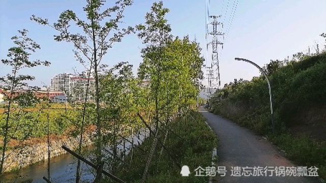 湖北远安郊区建设得也不错,田间小路很干净!