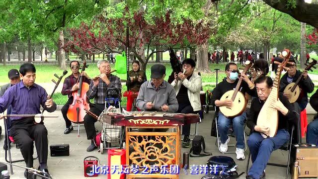 北京天坛琴之声乐团演奏经典音乐《喜洋洋》