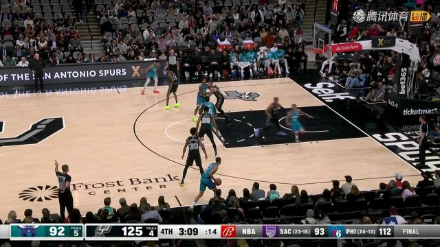 NBA常规赛：黄蜂vs马刺中文解说全场回放
