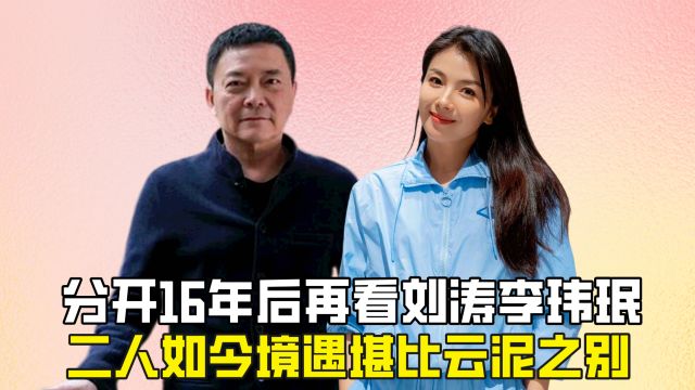 分开16年后再看刘涛李玮珉,二人如今境遇堪比云泥之别?