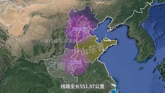 在建雄商高铁线路走向及16座车站分布,9个新建高铁站将开工