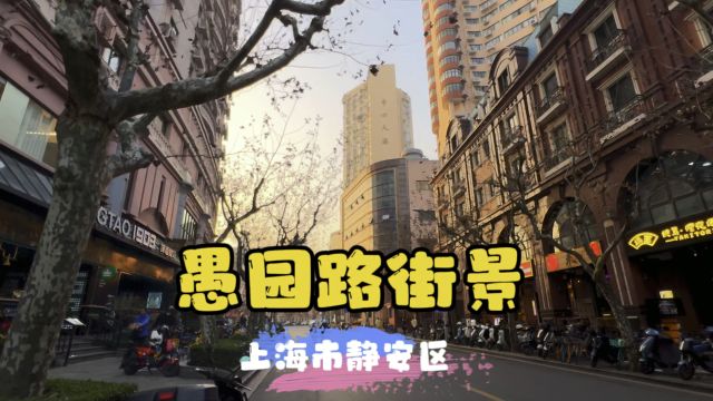 愚园路街景~上海市静安区