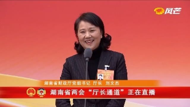 刘文杰:持续加大民生保障力度 强化就业、教育、卫生领域的财政投入丨直击厅长通道④