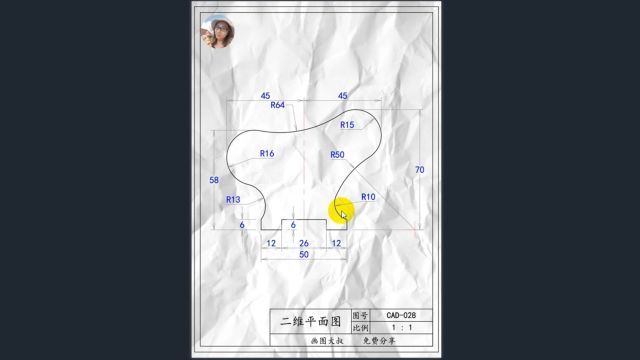 二维平面图视频绘制 CAD028