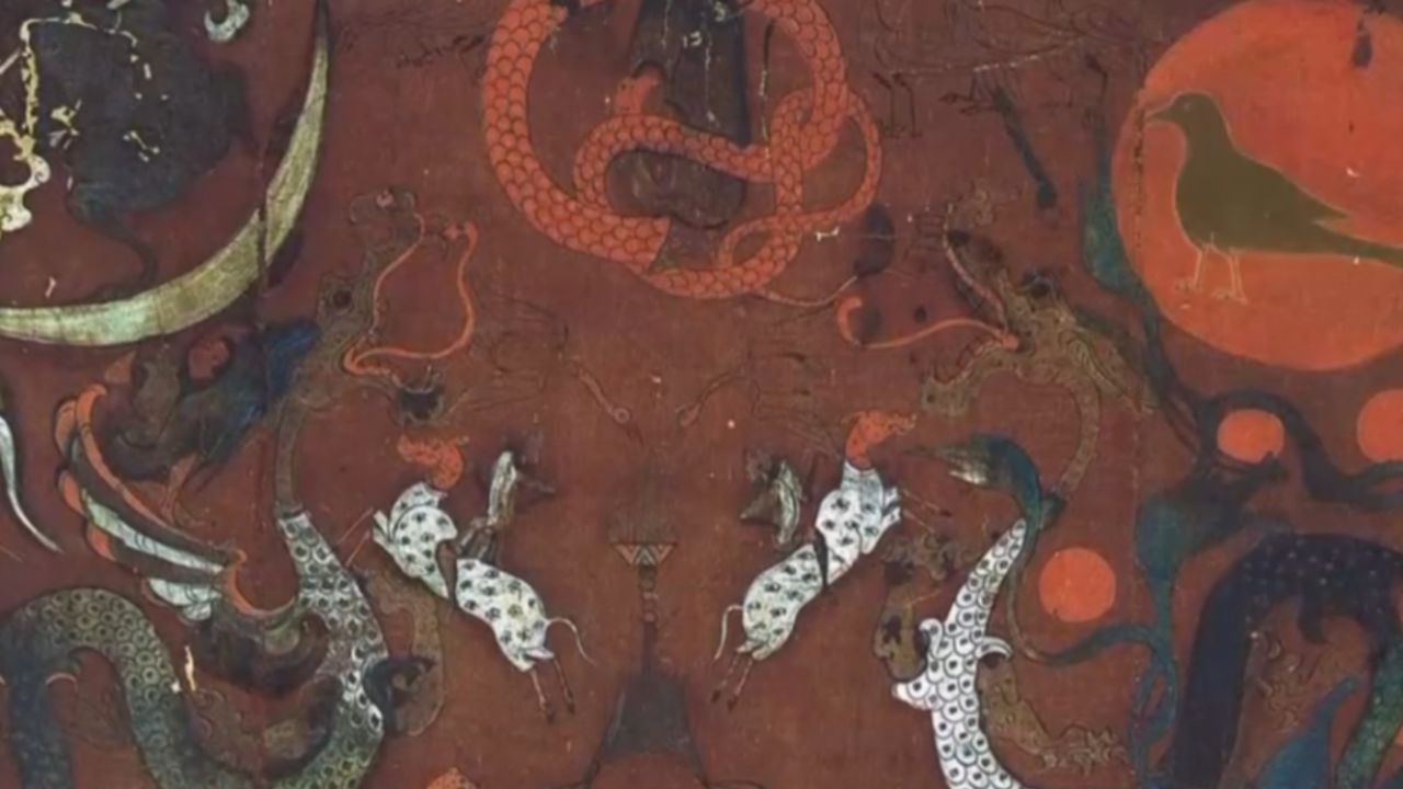 T型帛画资料 – T状彩绘帛画 : 马王堆一号汉墓T型帛画_百度百科 – PFWISM