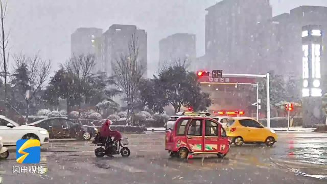 济宁市发布道路结冰黄色预警 辖区所辖街道(乡镇)已出现雨雪天气