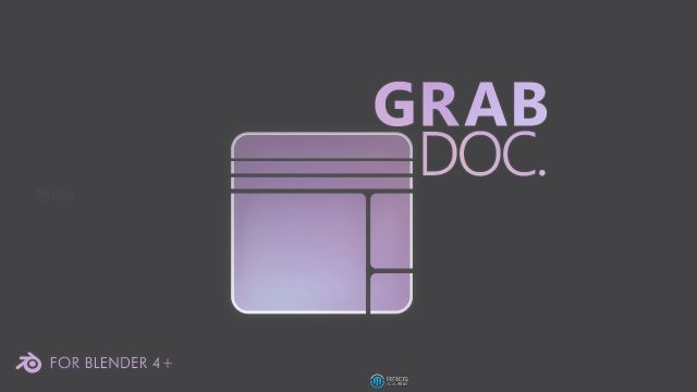 (中字)GrabDoc Pro一键快速制作场景纹理贴图Blender插件 使用教程 RRCG