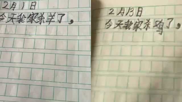 家长检查孩子的寒假作业,每天日记不超10个字,细看内容太过离谱