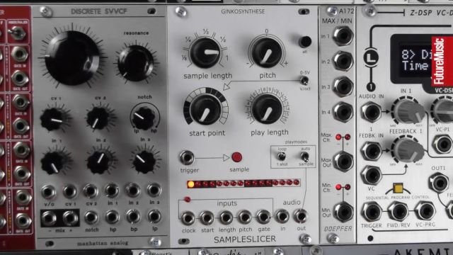 Modular Monthly Creative sampling with the Ginko Synthese Sampleslicer