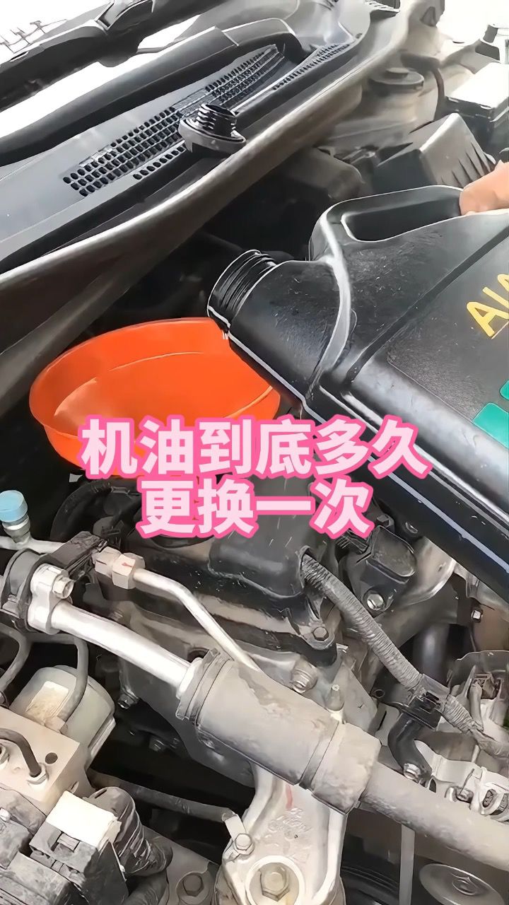 机油到底多久更换一次. #汽车知识 #机油保养