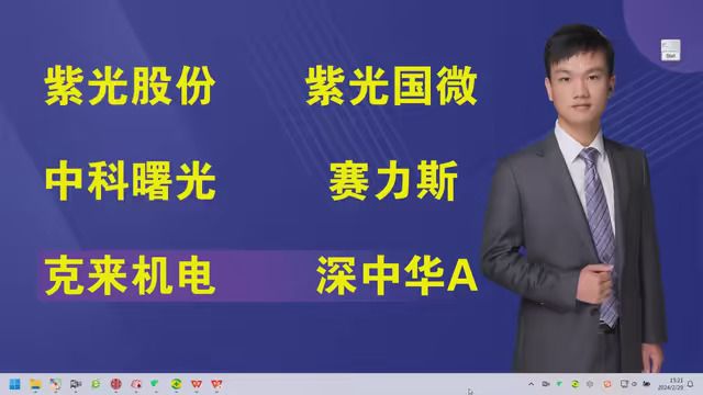 紫光股份,紫光国微,中科曙光,赛力斯,克来机电,深中华A