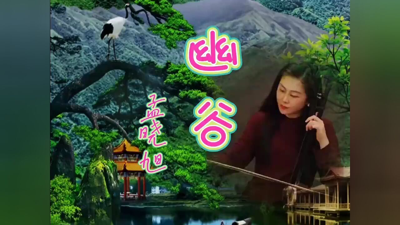 孟晓旭二胡动态曲谱示范《幽谷》