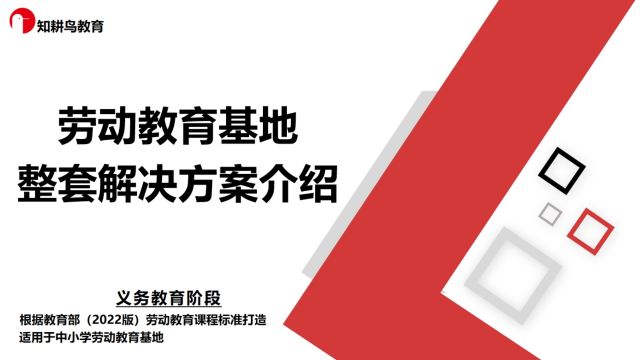 知耕鸟携手教育部1+X评价组织推出劳动教育基地整套解决方案,助力打造劳动教育生态圈!