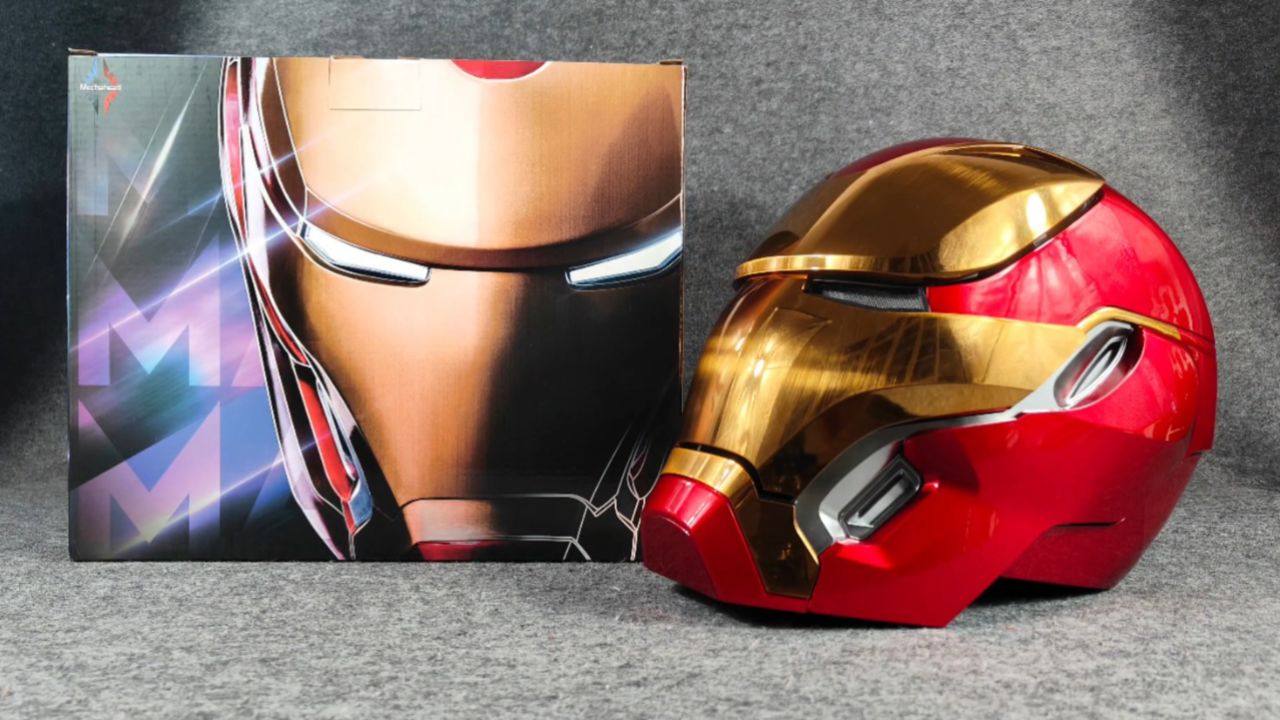 真人穿戴声控变形 mechahead 贾维斯 mk50 1:1 钢铁侠头盔
