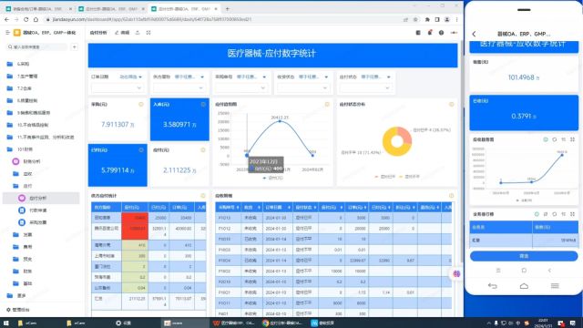 Y11.4.2财务管理系统付款申请2医疗器械进销存软件医疗器械管理.mp4