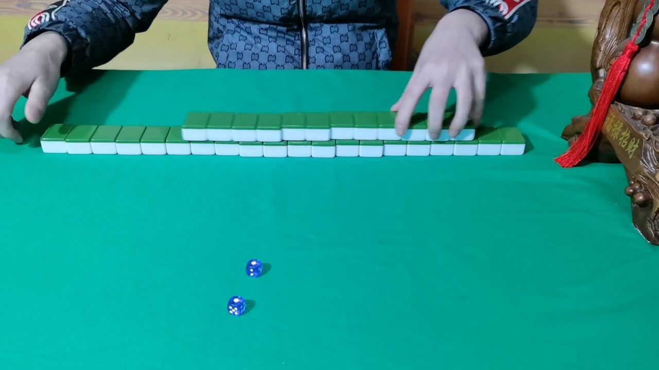 麻将游戏解说,推饼子推筒子手法与技巧讲解视频