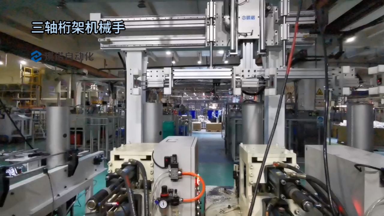 东莞三轴桁架机械手 伺服码垛自动化生产线