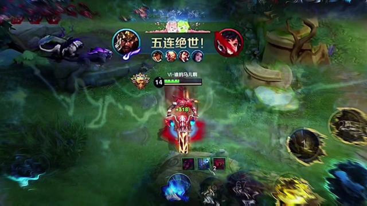 一手五杀送给大家#王者荣耀