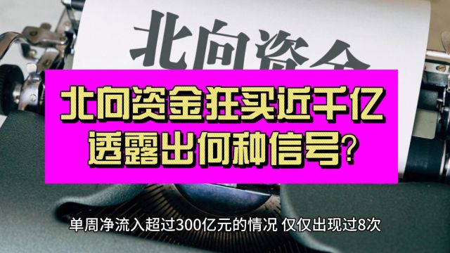 强势又逆势!北向资金狂买近千亿 透露出何种信号?