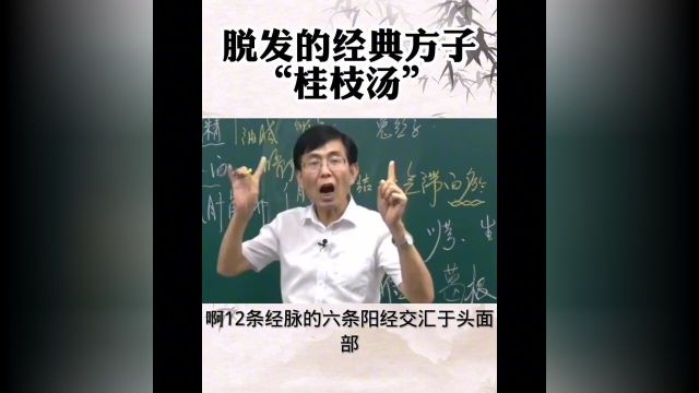 #张景明教授讲中医#中医养生知识#脱发