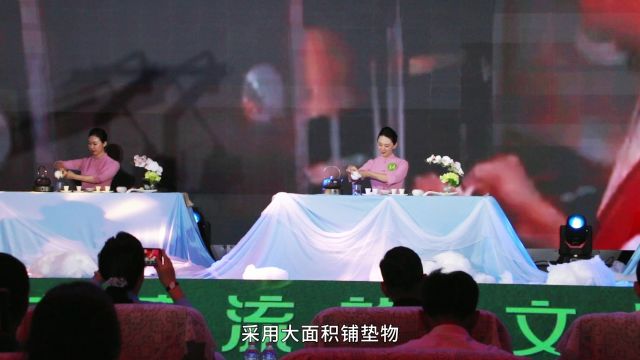 茶艺师表演技能,茶席设计审美,铺垫色彩选择&搭配的创新应用