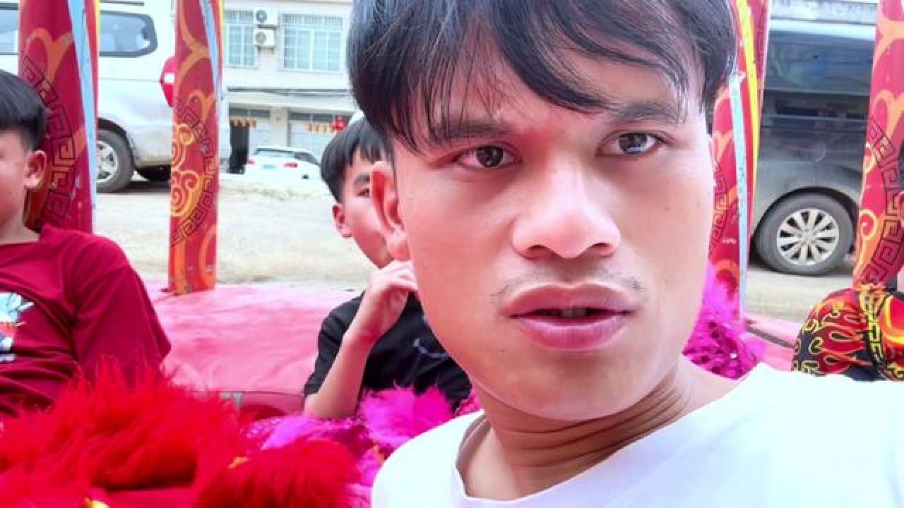 欢欢依旧那么可爱! #龙狮文化 #南狮 #醒狮文化