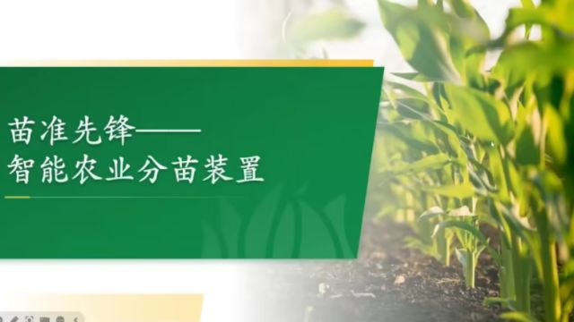 苗准先锋——智能农业分苗装置 (2)