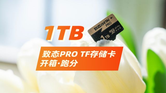 1TB超大容量!容量焦虑拜拜咯致态PRO TF存储卡开箱跑分