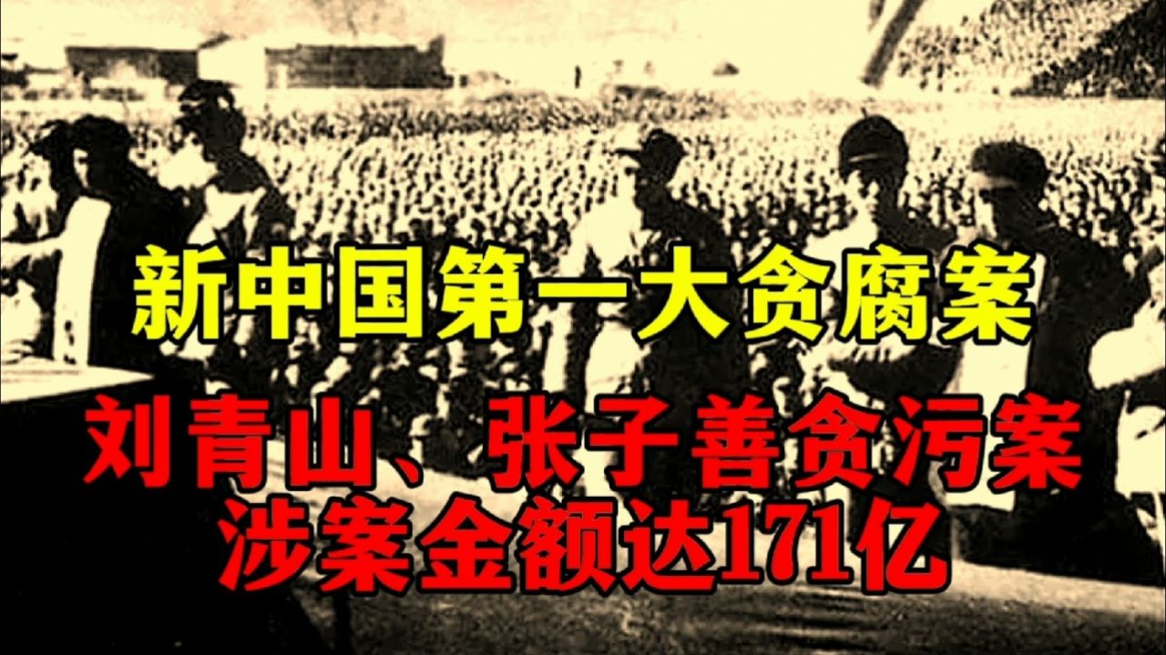 新中国第一大贪腐案：刘青山、张子善贪污案，涉案金额达171亿_高清1080P在线观看平台_腾讯视频