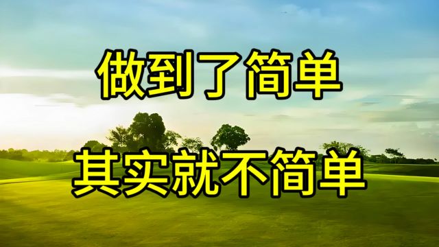 简之魅影:在平淡中找寻真实,于简单中体悟幸福