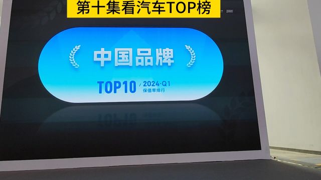 中国车展汽车top排行榜