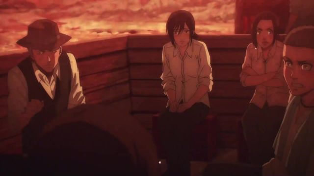 Mikasa 大家都知道你不是因为夕阳而脸红的#动漫推荐