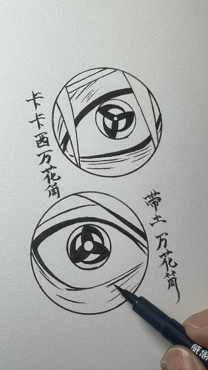 卡卡西万花筒写轮眼vs宇智波带土万花筒写轮眼
