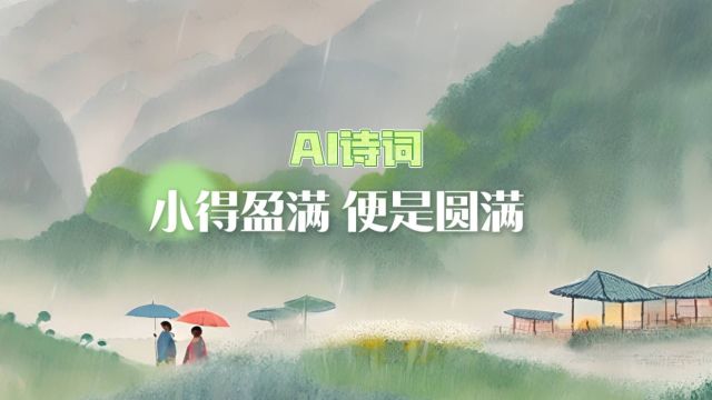 AI诗词|小满:小得盈满 便是圆满