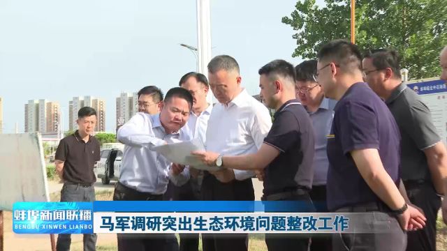 马军调研突出生态环境问题整改工作