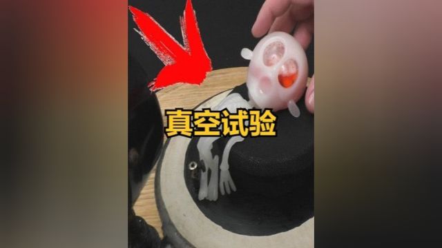 真空环境有什么不同?把弹力人放进去,有趣的现象发生了