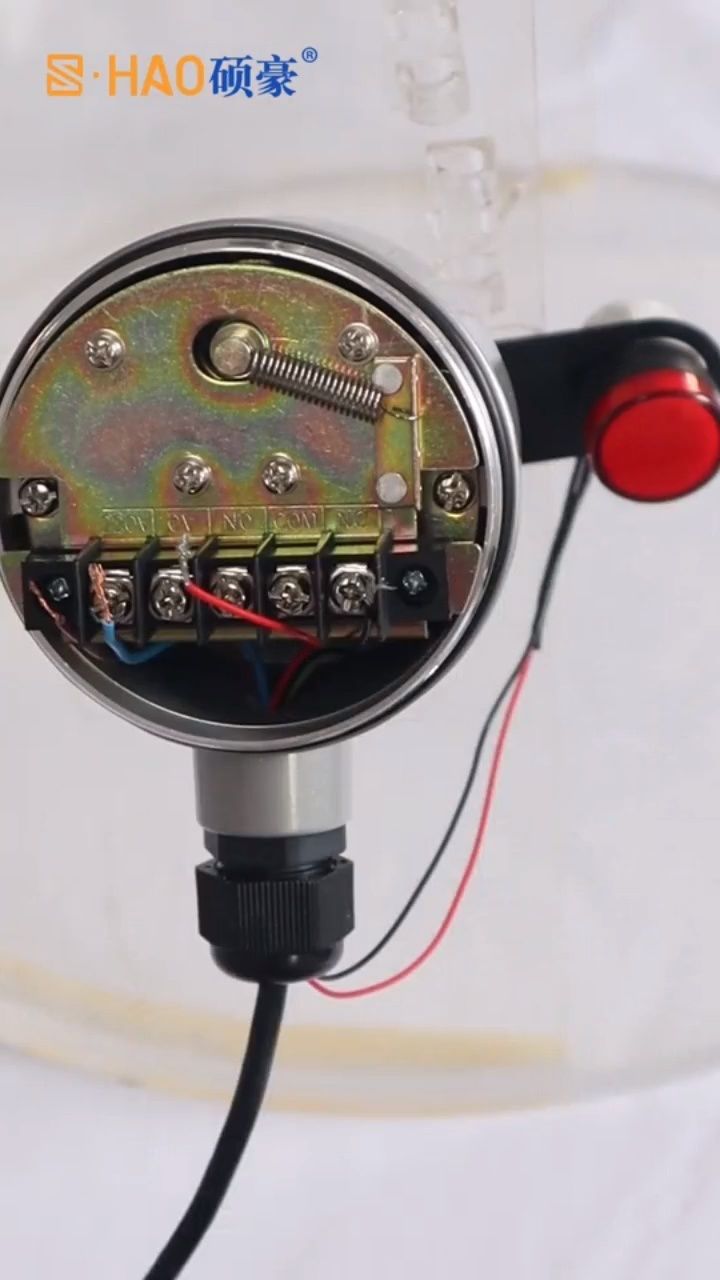 阻旋料位开关接指示灯的接线视频讲解(二)下料位接指示灯的方式