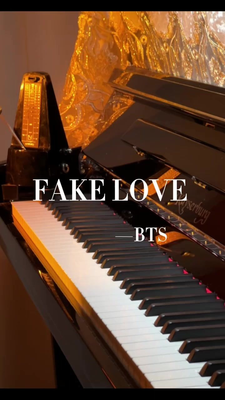 fake love bts钢琴谱图片