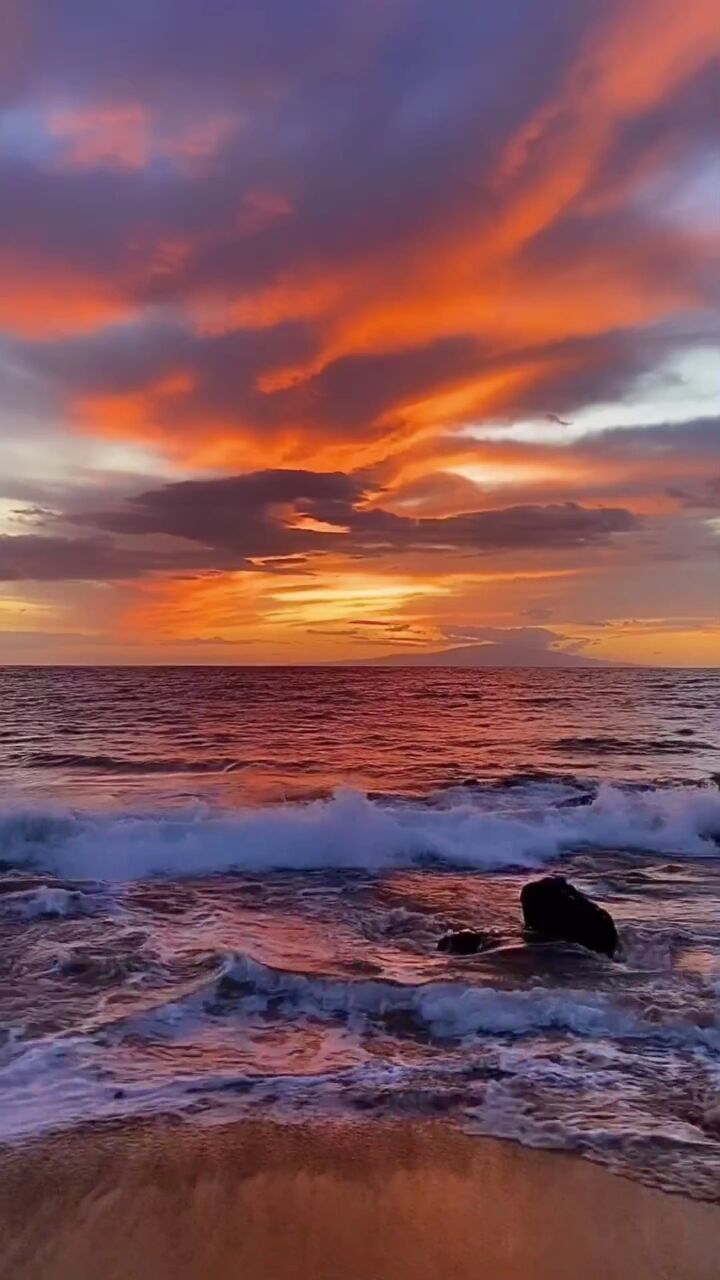歌曲晚风定义 #请你看海边晚霞 #日落风景分享给你爱的人