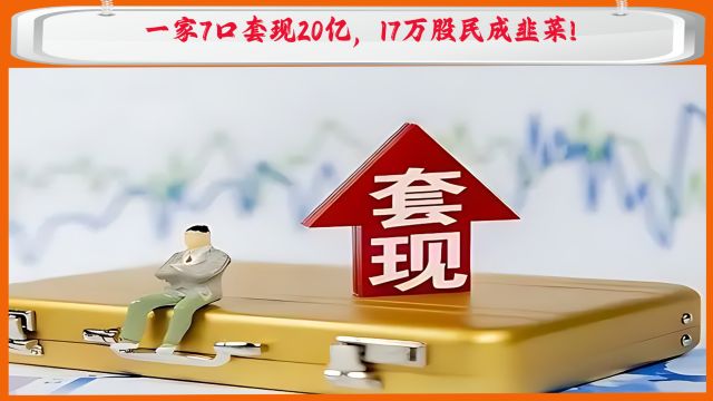 离谱!一家7口套现20亿,17万股民接手鸿博股份,网友:韭菜懵逼?