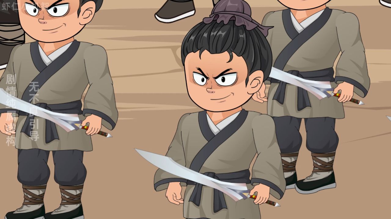 第十一集土匪正在操场训练,可身旁却有不少朝廷士兵