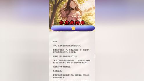 完结结局《你在我对岸》女主夏添男主季斯琰全文结局TXT免费阅读