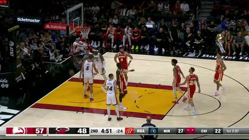 《迈阿密热火》【回放】NBA季前赛：老鹰vs热火第2节中文解说回放