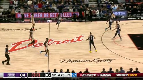 《NBA全场集锦》NBA常规赛：国王vs活塞第3节中文解说回放