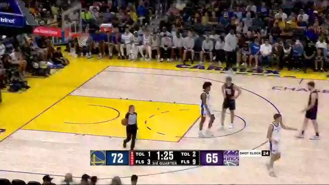 NBA夏季联赛：国王蓝队vs勇士第3节中文解说回放
